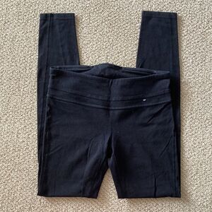 Gap FIT Gfast Black Cotton Blend 7/8 Leggings Yoga Pants Stretch Size Small VEUC